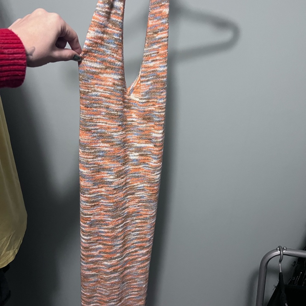 Knit backless  dress